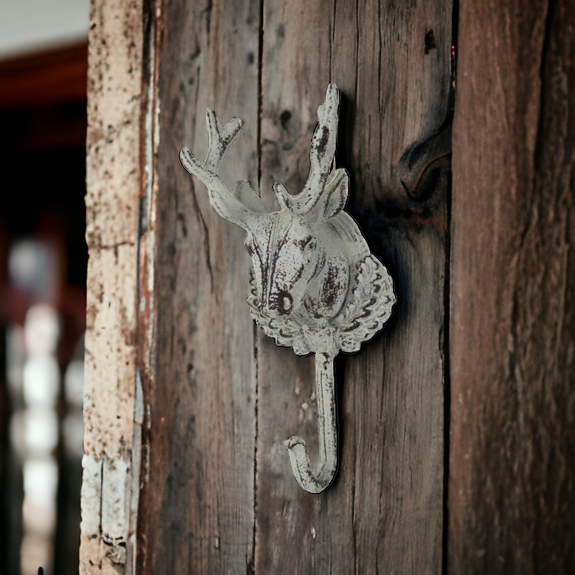 Deer Stag Hook Rustic Antique - The Renmy Store Homewares & Gifts 