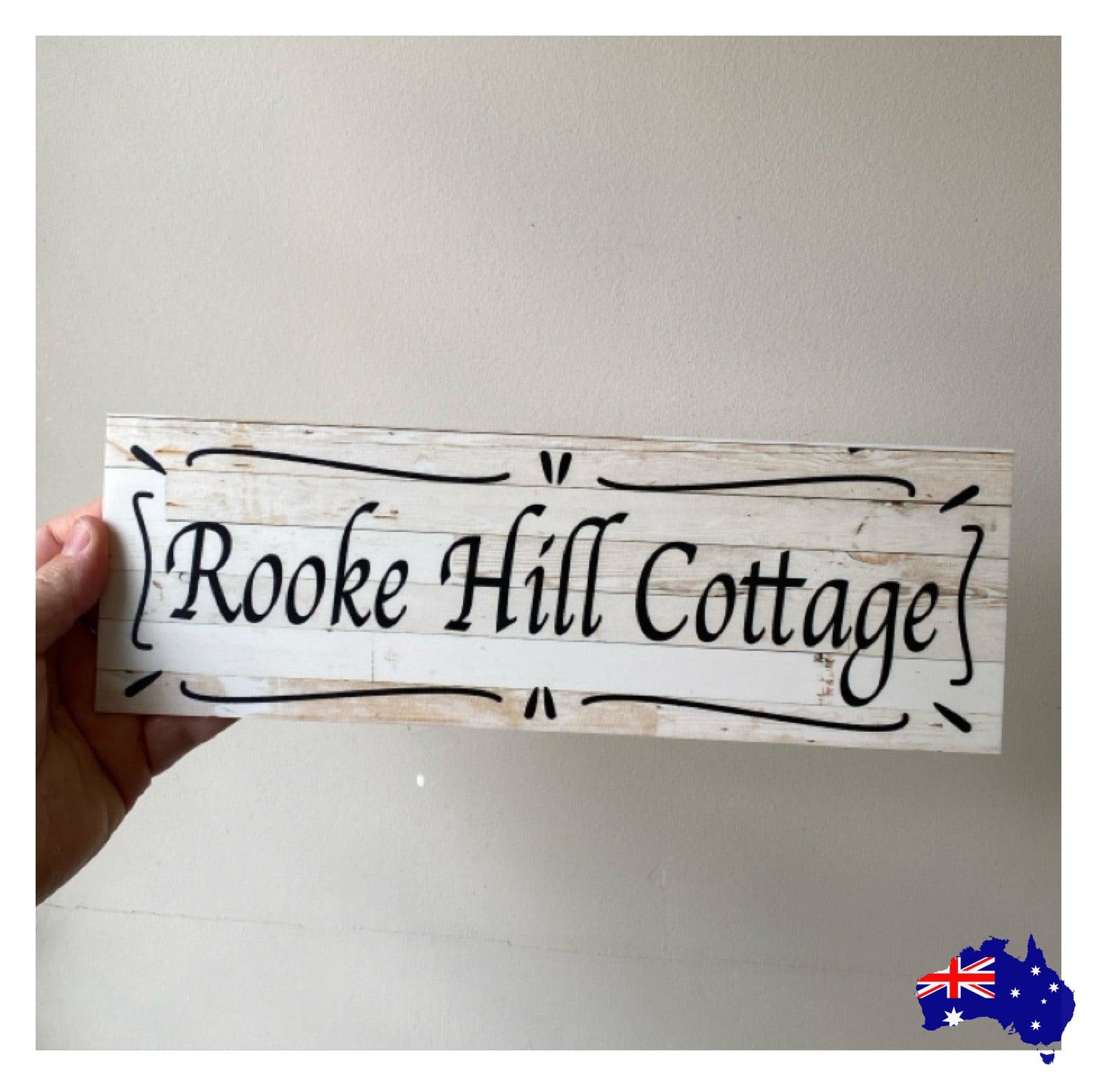 Cottage Custom Personalised Rustic Chic Sign - The Renmy Store Homewares & Gifts 