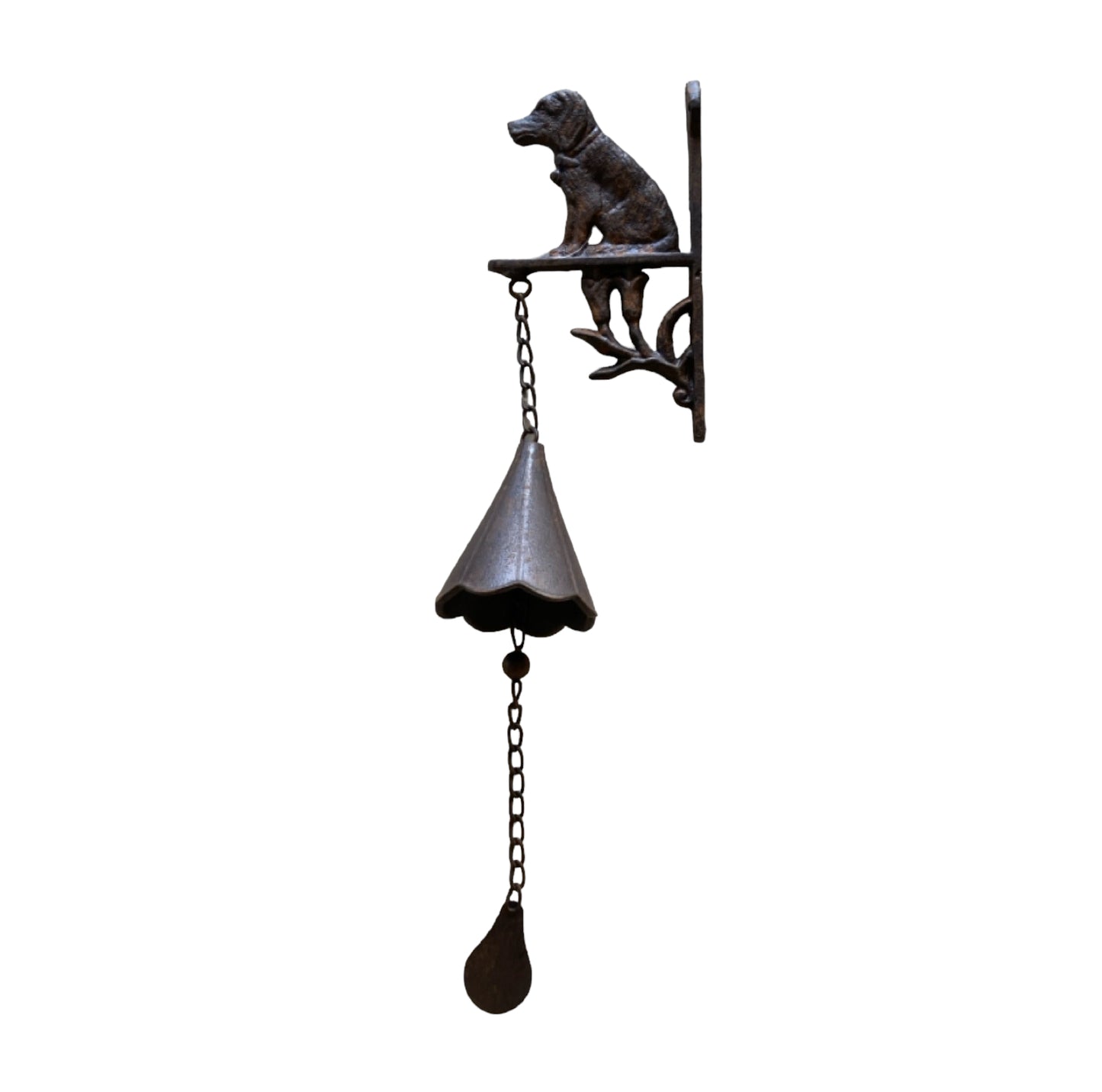 Door Bell Dog Pooch Rustic Cast Iron - The Renmy Store Homewares & Gifts 