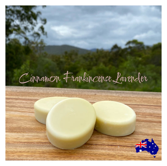 Soap Natural Olive Oil Cinnamon Frankincense Lavender Handmade