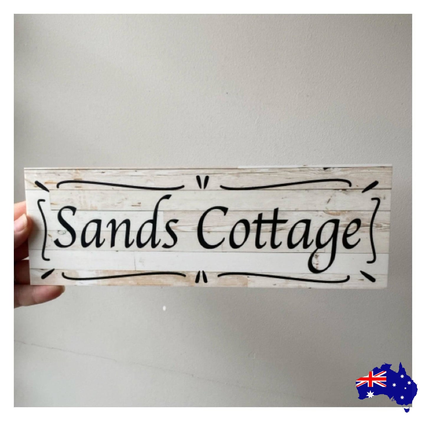 Cottage Custom Personalised Rustic Chic Sign - The Renmy Store Homewares & Gifts 