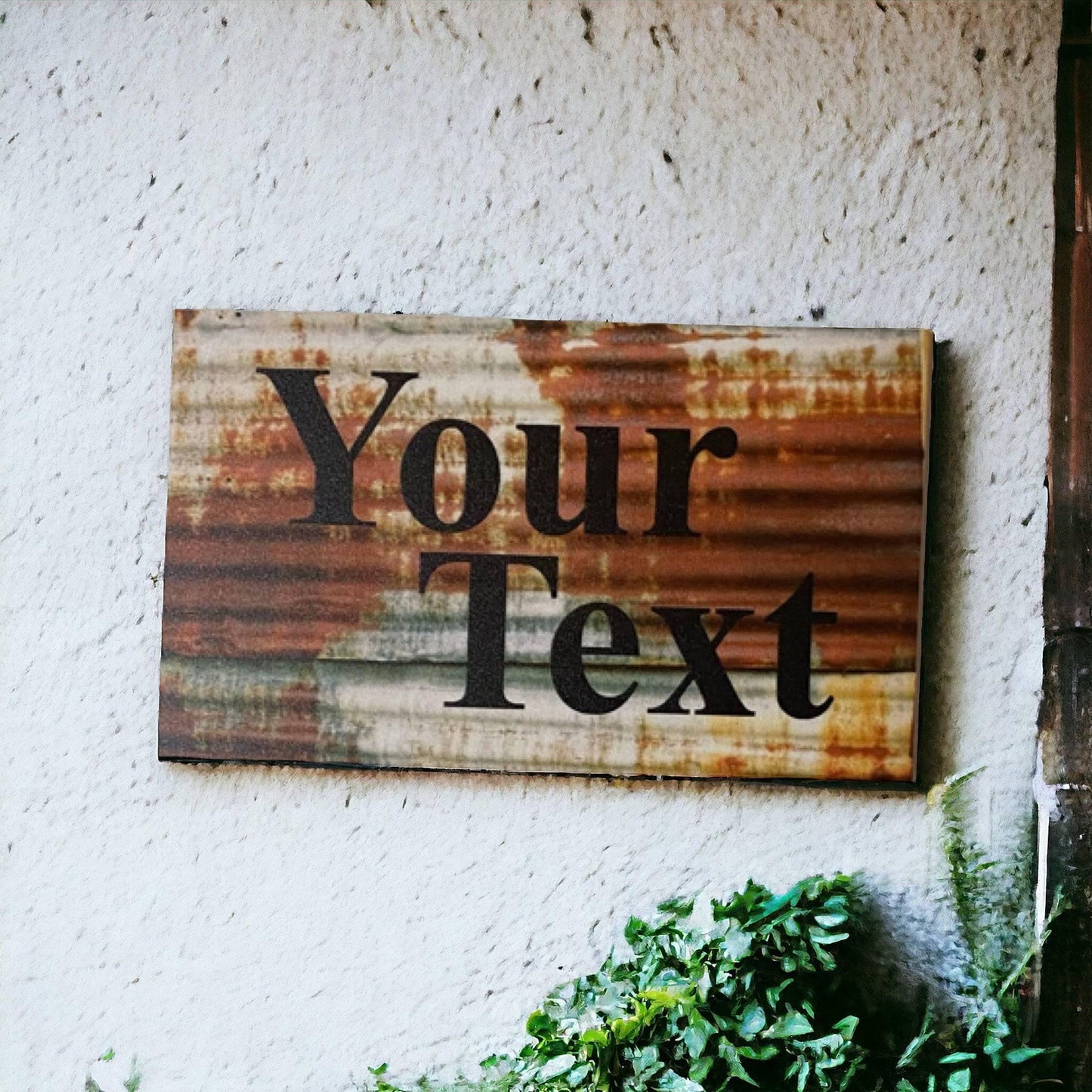 Rustic Rust Style Custom Personalised Sign - The Renmy Store Homewares & Gifts 