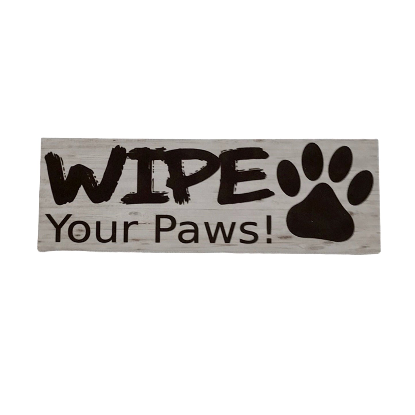 Wipe Your Paws Dog Sign