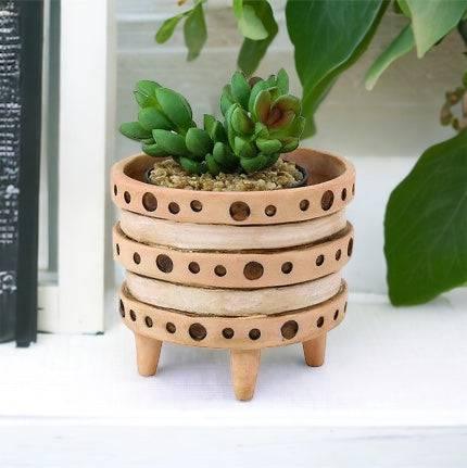 Pot Planter Funky Vera Dot Dots - The Renmy Store Homewares & Gifts 