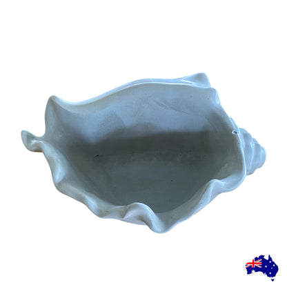Planter Pot Dish Soap Shell Coastal Vibes Aussie Handmade Concrete