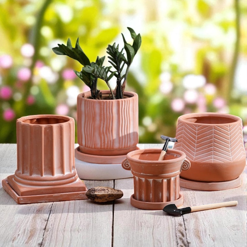 Planter Pot Garden Terracotta Pottery Clay Range