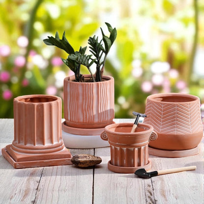 Planter Pot Garden Terracotta Pottery Clay Range