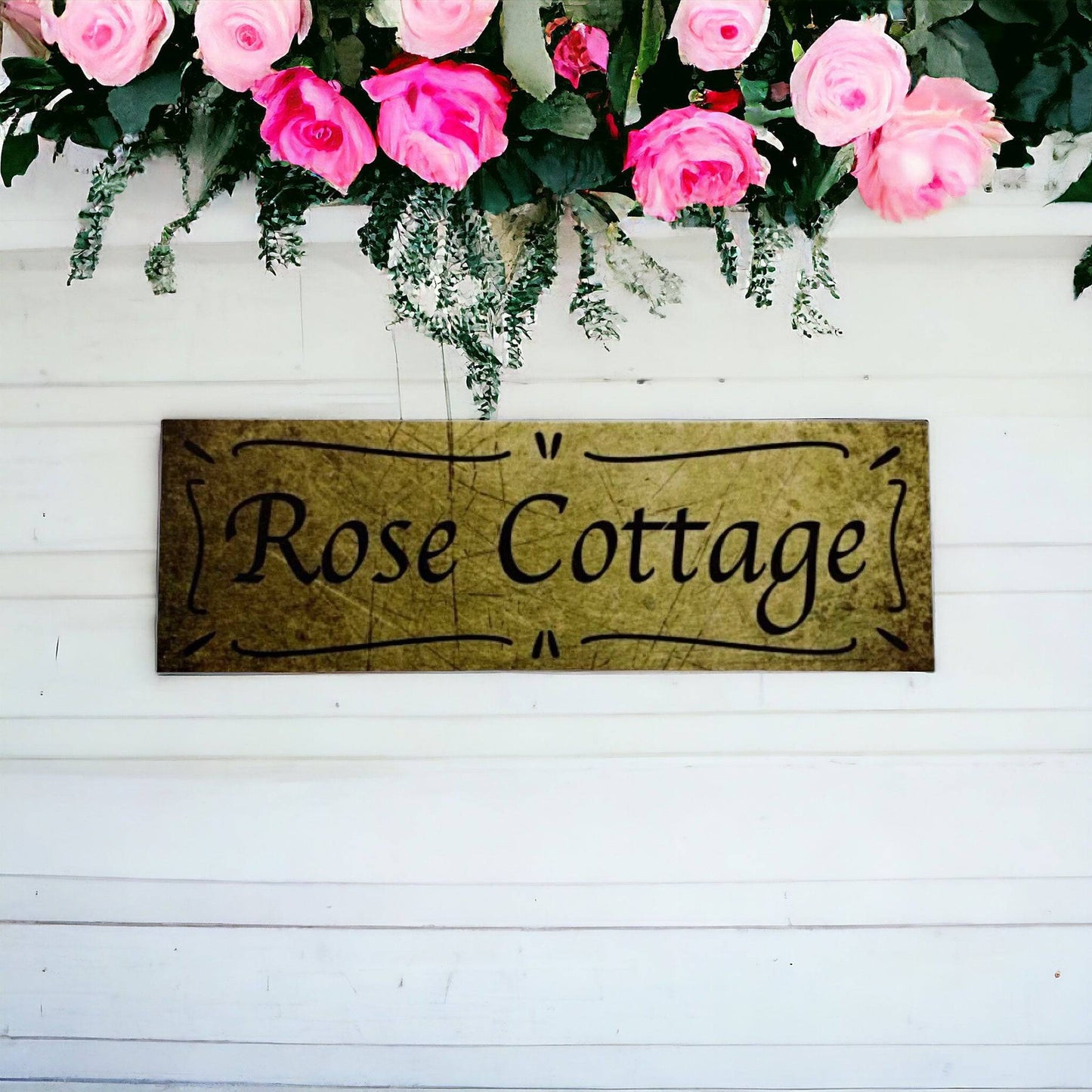 Cottage Custom Personalised Vintage Sign - The Renmy Store Homewares & Gifts 