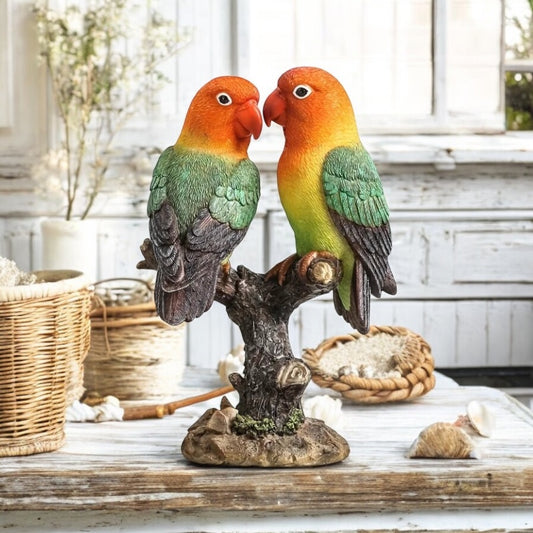 Love Birds Parrot Ornament