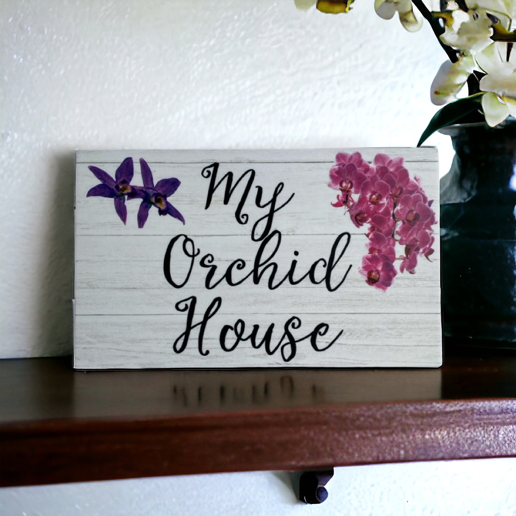 Orchid House Custom Personalised Sign - The Renmy Store Homewares & Gifts 