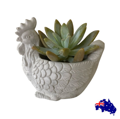 Pure Beeswax Chicken Rooster Candle Aussie Handmade