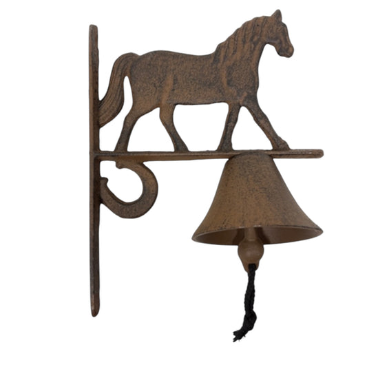 Doorbell Bell Horse Lucky Cast Iron