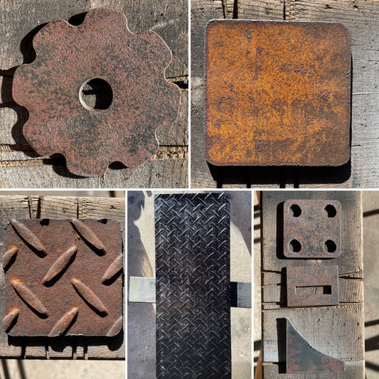 Metal Steel Corten Custom Plasma Cut to Size Shape - Full Custom Requests Available