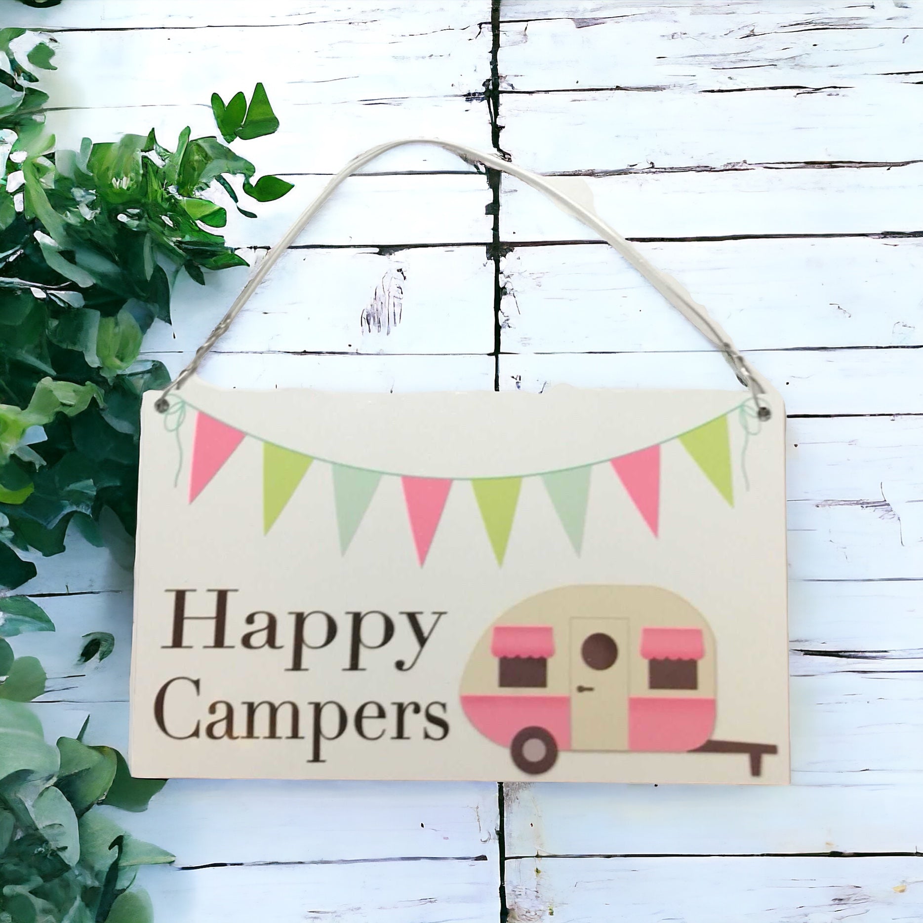 Happy Campers Sign - The Renmy Store Homewares & Gifts 