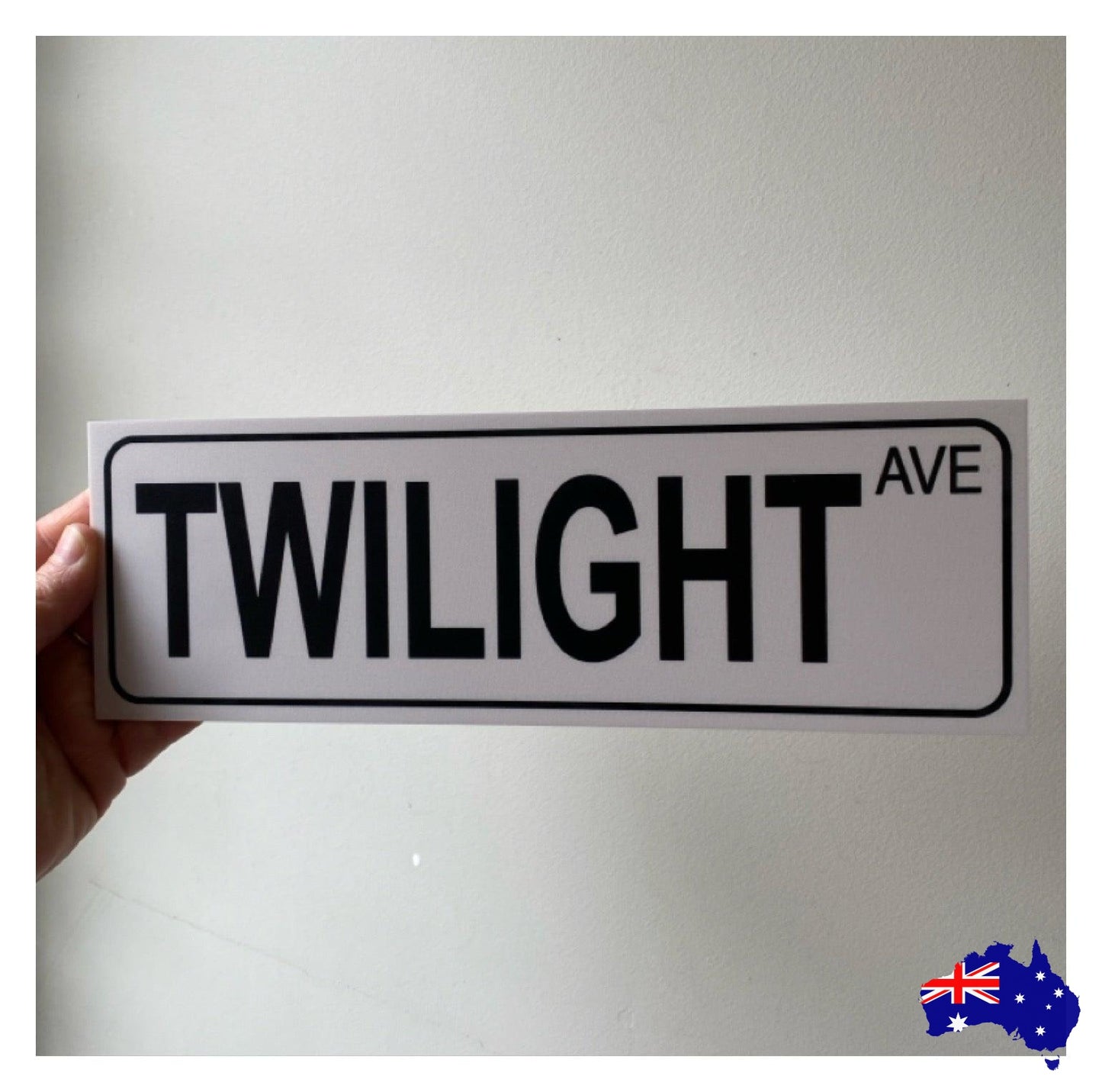 Street Grey Custom Personalised Sign - The Renmy Store Homewares & Gifts 