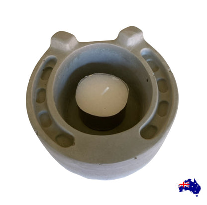 Planter Pot Horseshoe Horse Aussie Handmade Concrete