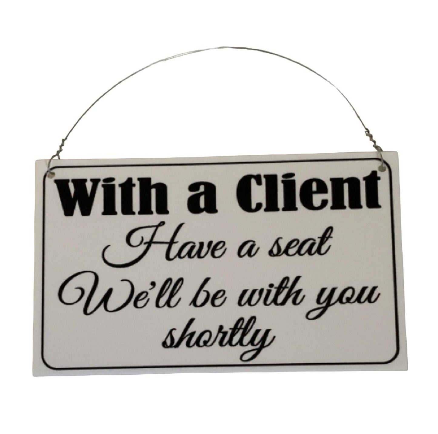 Busy Have A Seat Treatment Practitioner Business Sign - The Renmy Store Homewares & Gifts 