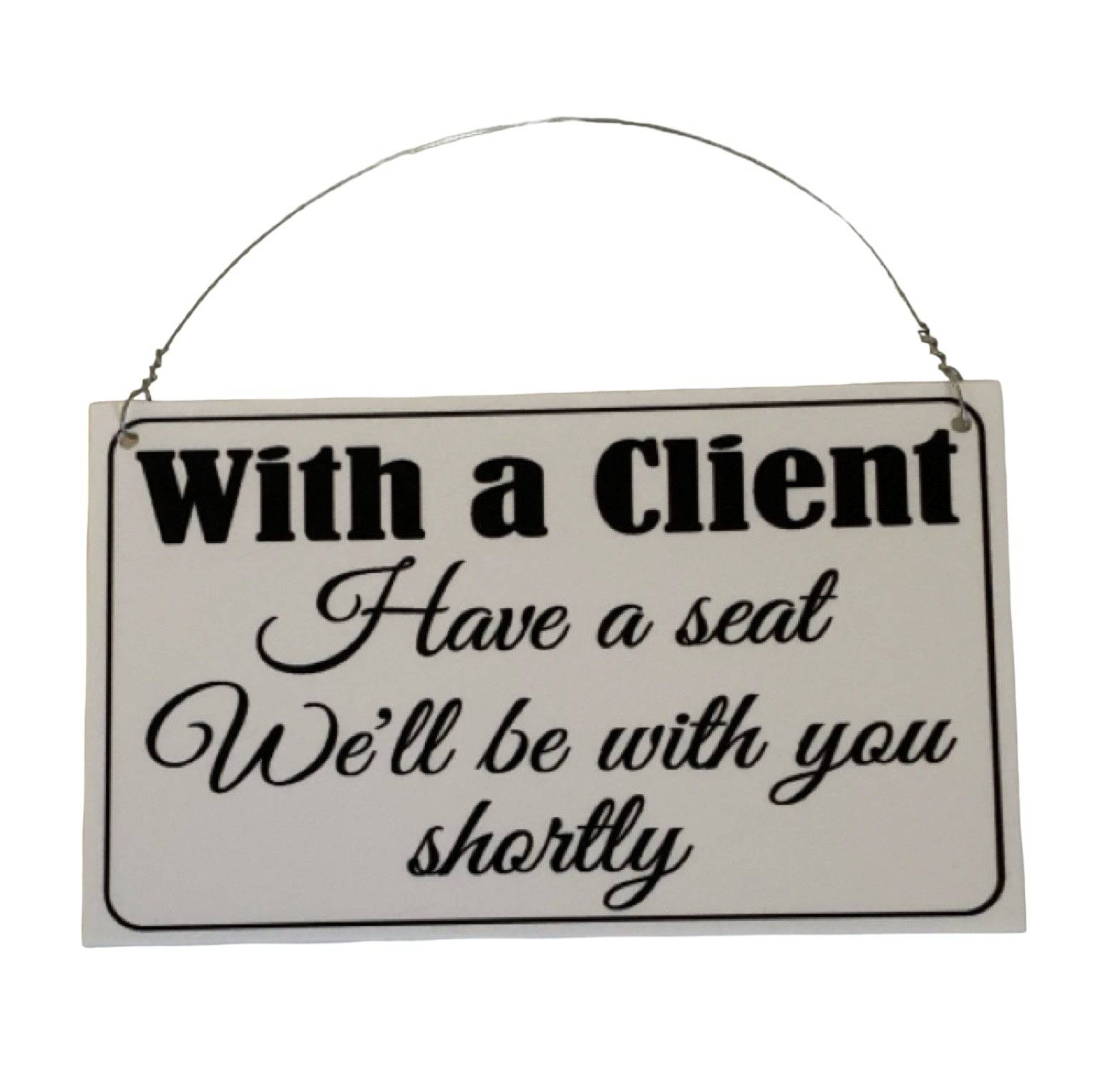 Busy Have A Seat Treatment Practitioner Business Sign - The Renmy Store Homewares & Gifts 