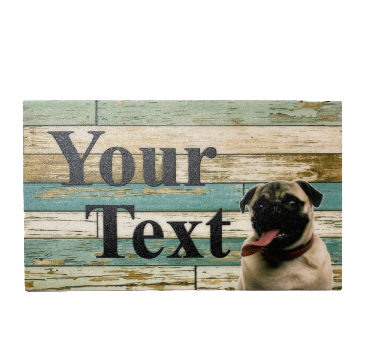 Dog Pug Custom Personalised Sign - The Renmy Store Homewares & Gifts 