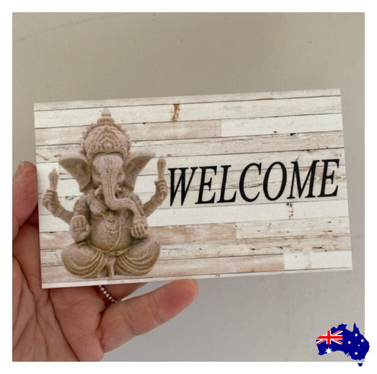 Buddha Ganesha Elephant Custom Sign - The Renmy Store Homewares & Gifts 