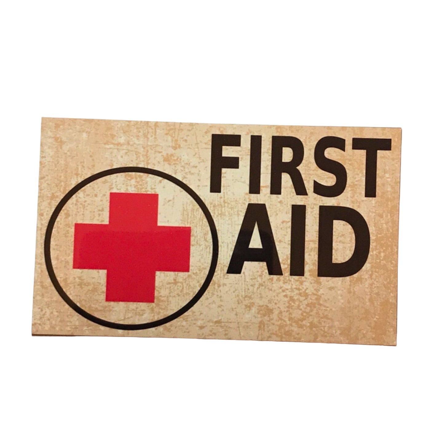 Vintage First Aid Medical Sign