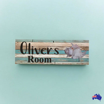 Custom Personalised Beach Shack Shell Room Sign - The Renmy Store Homewares & Gifts 