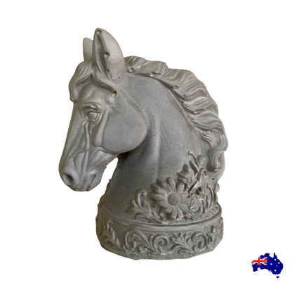 Planter Pot Horse Head Aussie Handmade Concrete