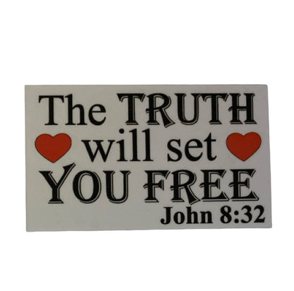 8:32 John Truth Will Set You Free Freedom Sign - The Renmy Store Homewares & Gifts 