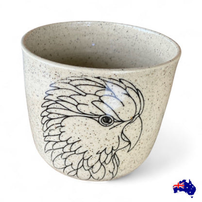Mug Cup Parrot Bird Pottery Ceramic Aussie Made