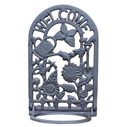 Planter Cast Iron Wall Hanging Welcome Decoration - The Renmy Store Homewares & Gifts 