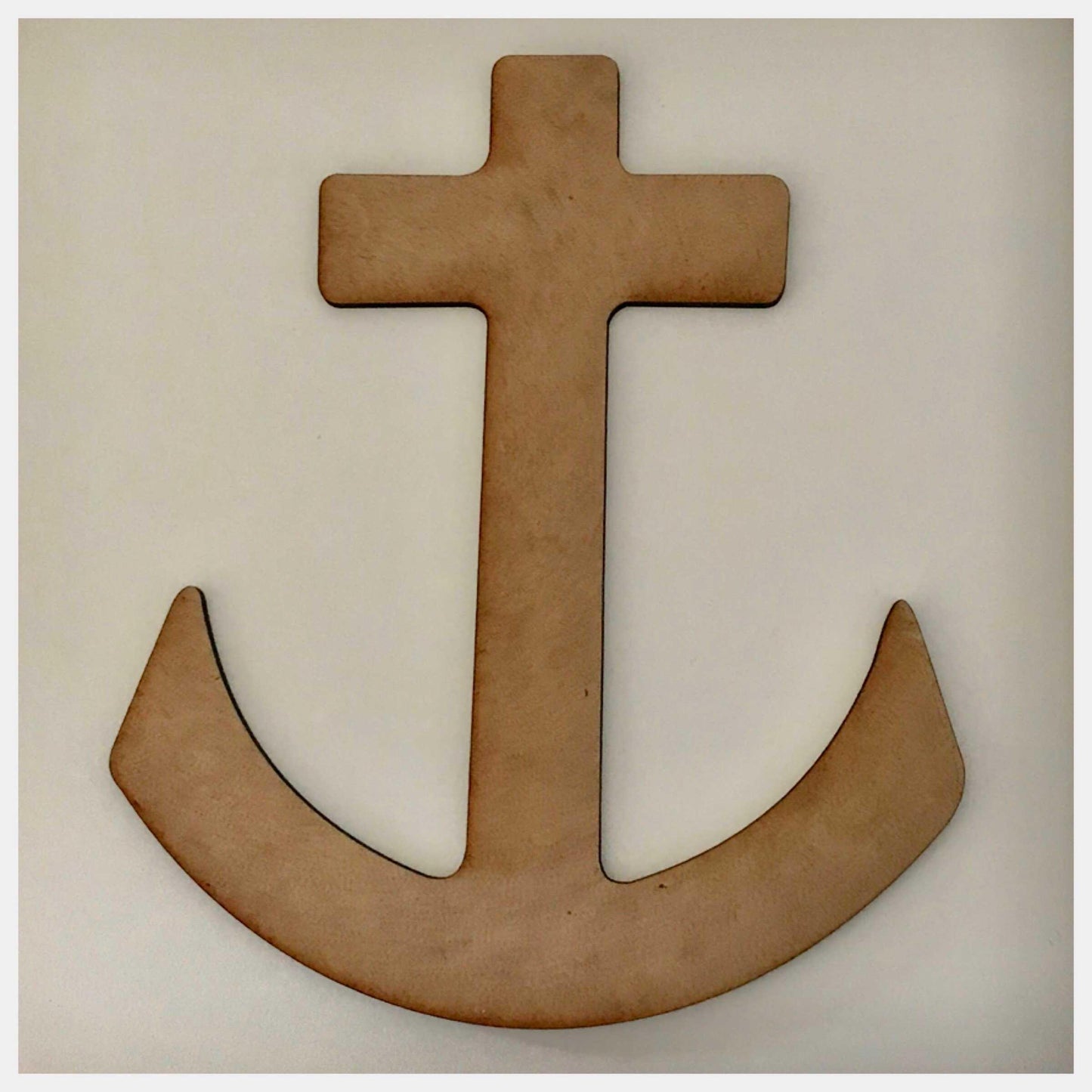 Cross Anchor MDF Shape DIY Raw Cut Out Art Craft Decor - The Renmy Store Homewares & Gifts 