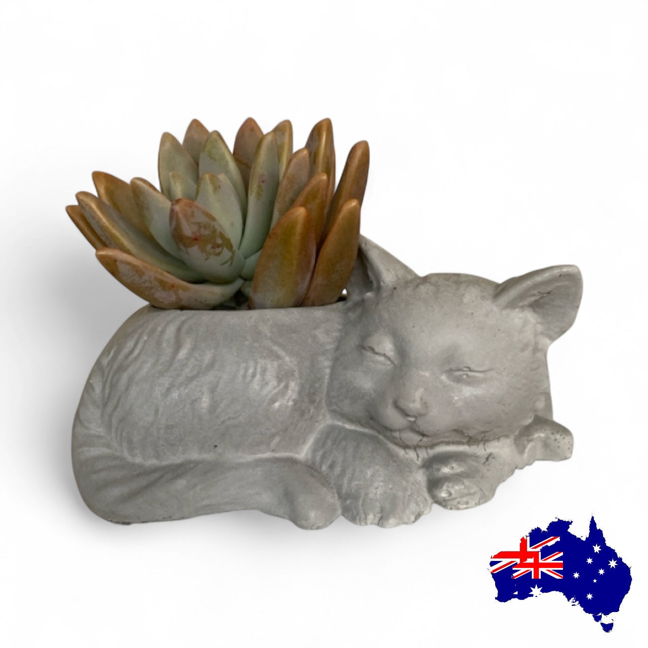 Pure Beeswax Cat Kitty Candle Aussie Handmade