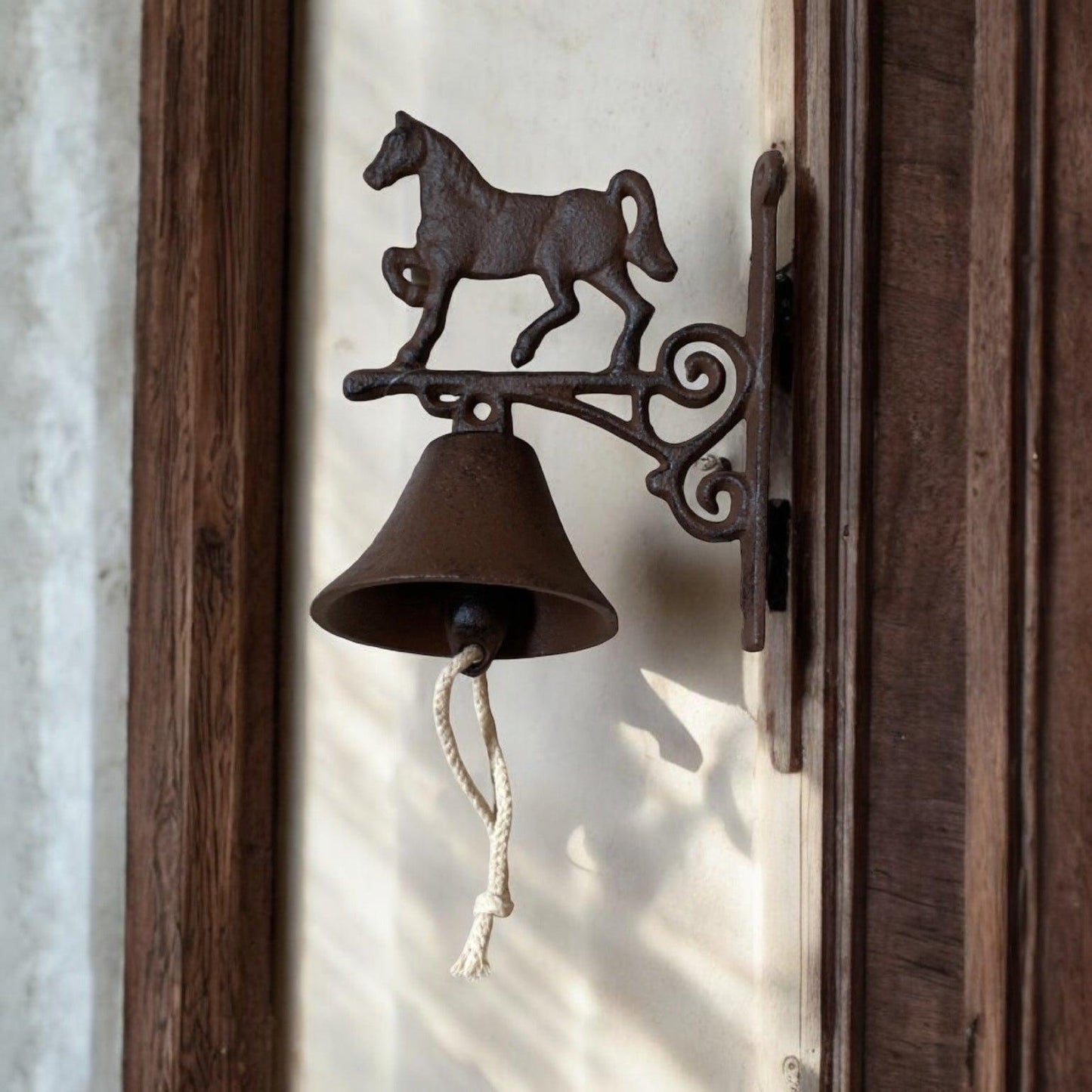 Door Bell Horse Prancing Cast Iron - The Renmy Store Homewares & Gifts 