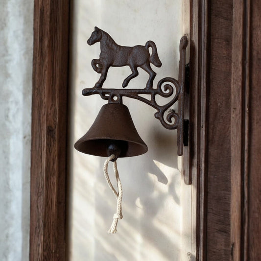 Door Bell Horse Prancing Cast Iron