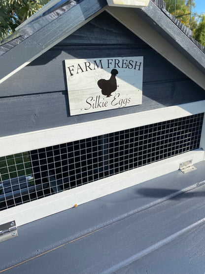 Farm Fresh Silkie Eggs Sign