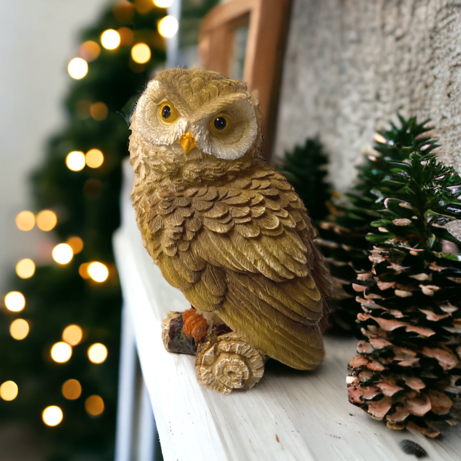 Owl Realistic Wild Bird Ornament - The Renmy Store Homewares & Gifts 