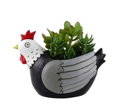 Chicken Chook Pot Planter Plant Small - The Renmy Store Homewares & Gifts 