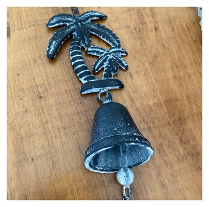 Palm Tree Door Bell Cast Iron - The Renmy Store Homewares & Gifts 