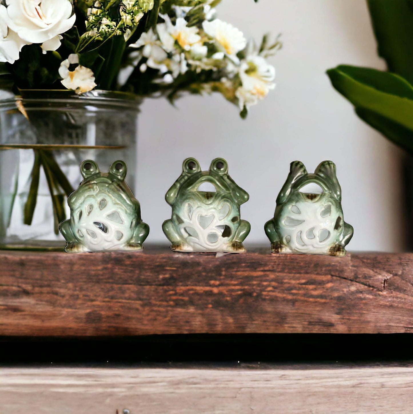 Frog Set of 3 Candle Holder - The Renmy Store Homewares & Gifts 