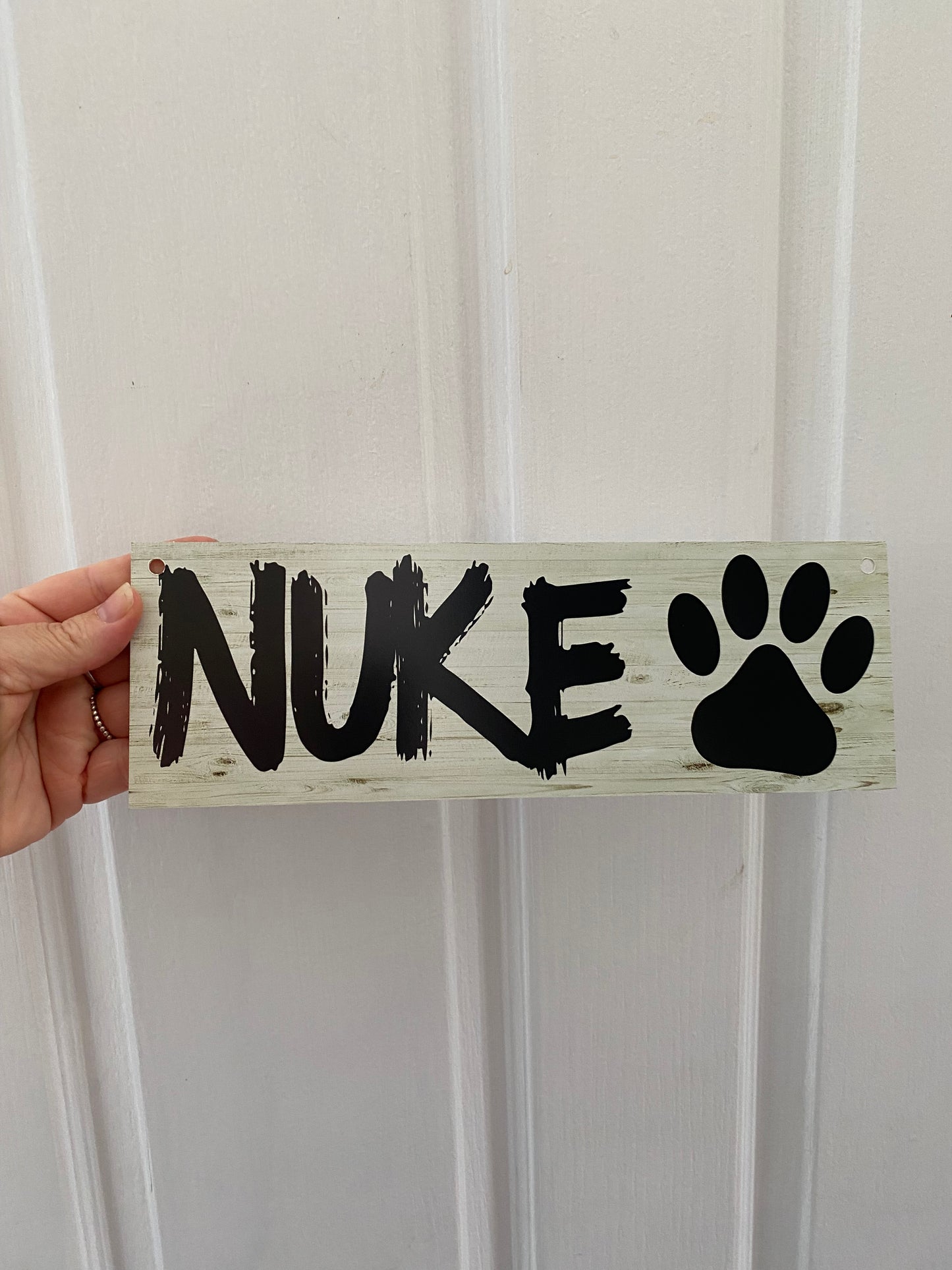 Custom Dog Kennel Sign - Personalised Pet Name Signage - Australian Made