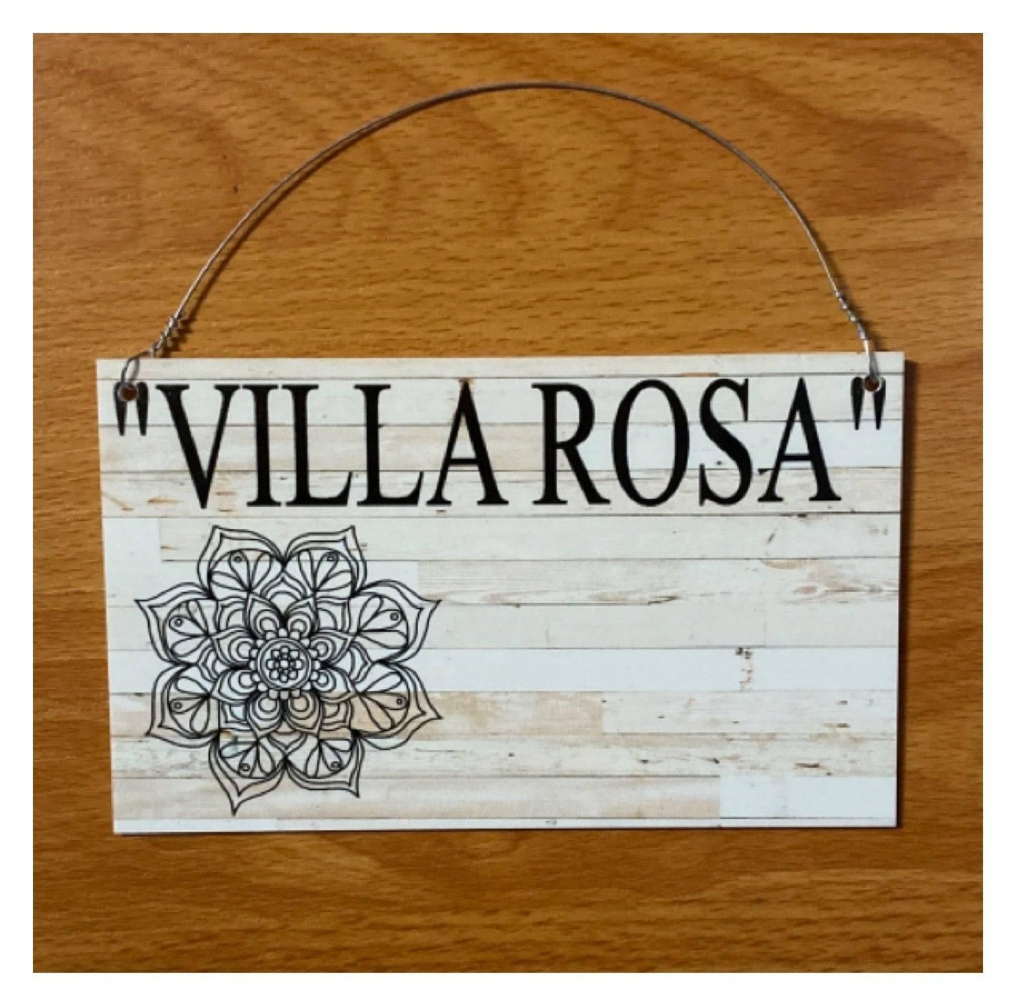 Mandala Boho Personalised Custom Sign - The Renmy Store Homewares & Gifts 