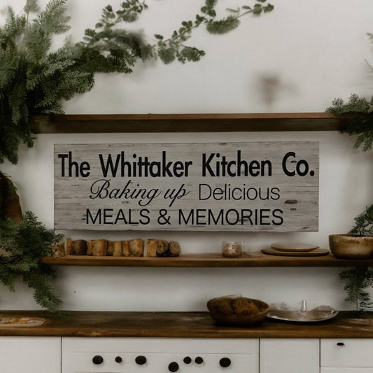 Vintage Kitchen Co. Custom Personalised Sign - The Renmy Store Homewares & Gifts 