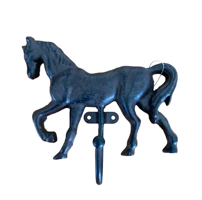 Horse Hook Rustic Cast Iron Prancing - The Renmy Store Homewares & Gifts 