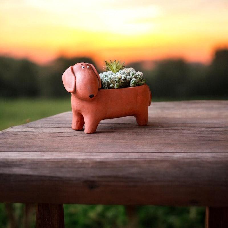 Planter Pot Super Dog Garden - The Renmy Store Homewares & Gifts 