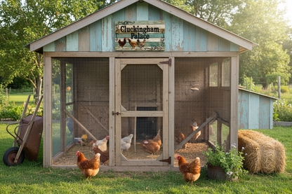 Cluckingham Palace Sign - Chicken Coop - Australian Made