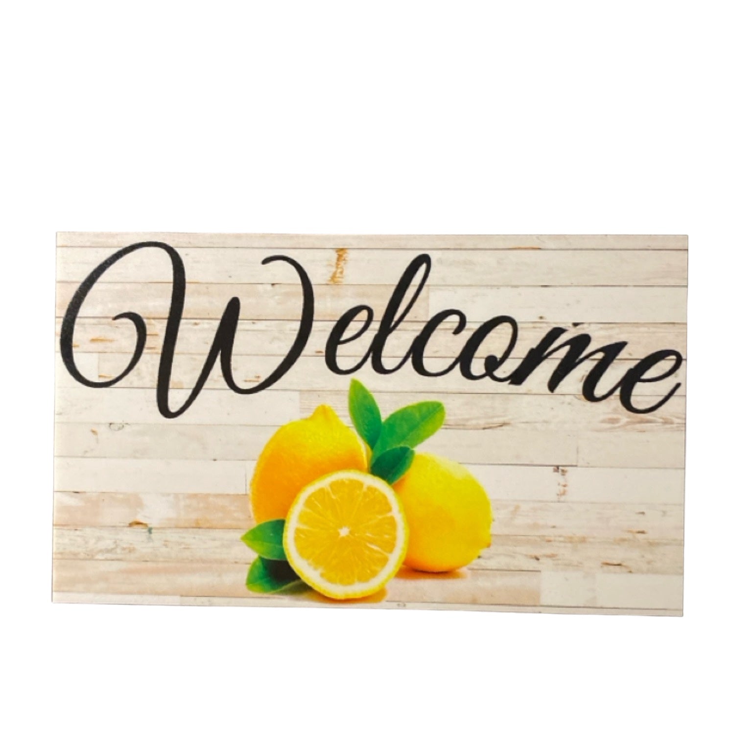 Lemon Door Stop Welcome Sign and Spoon Gift Set - The Renmy Store Homewares & Gifts 