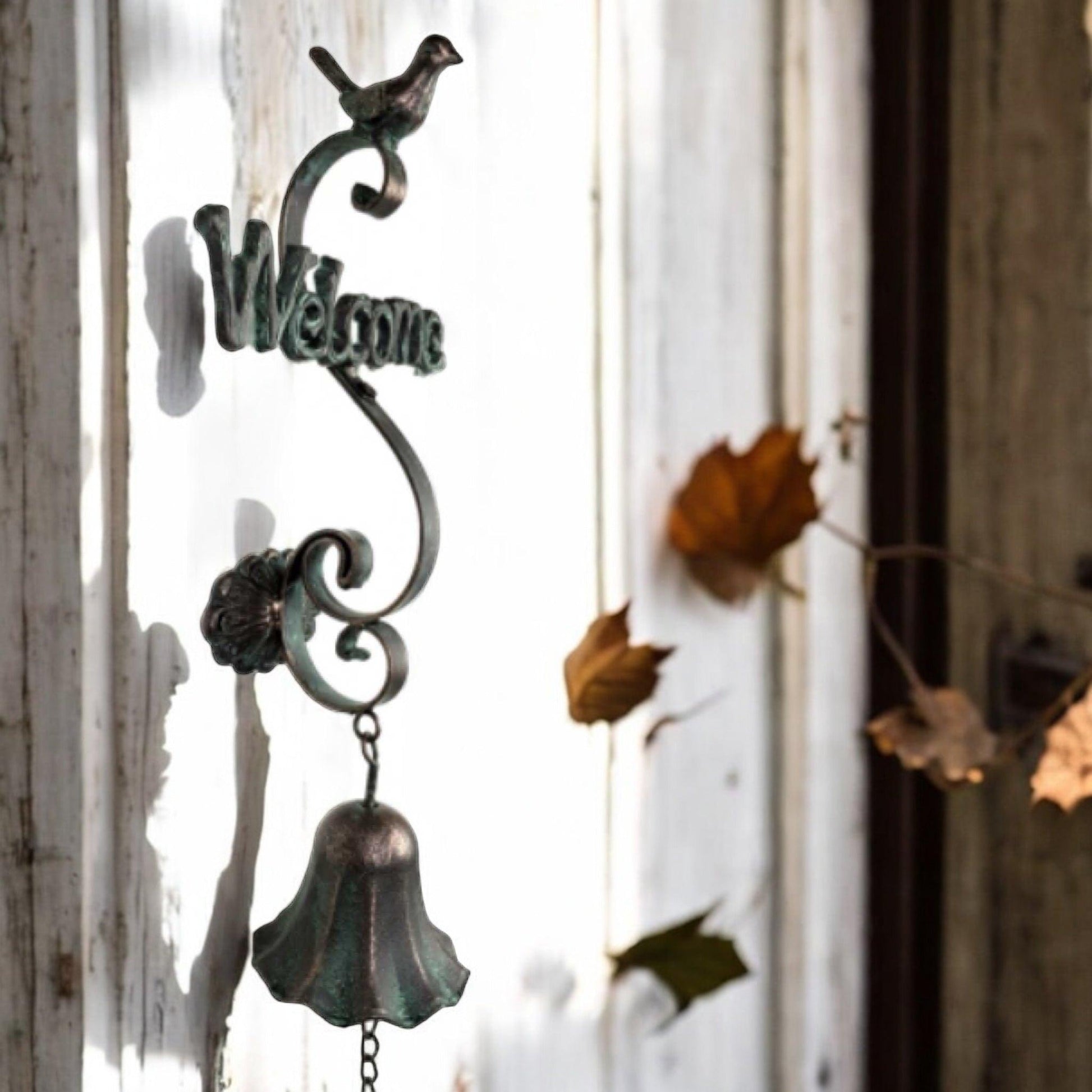 Door Bell Welcome Bird Vintage Cast Iron - The Renmy Store Homewares & Gifts 