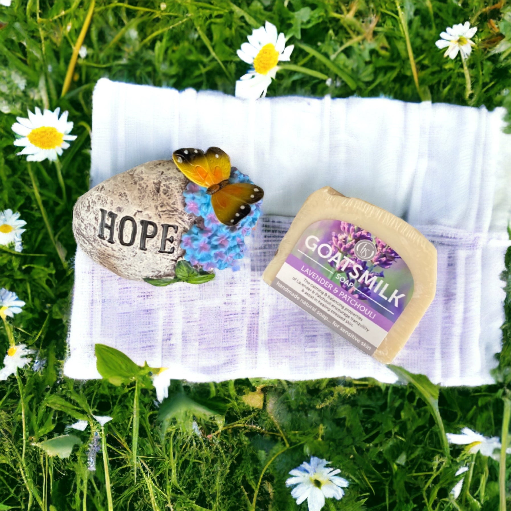 Garden Hope Gardener Stone Goatmilk Soap Gift - The Renmy Store Homewares & Gifts 