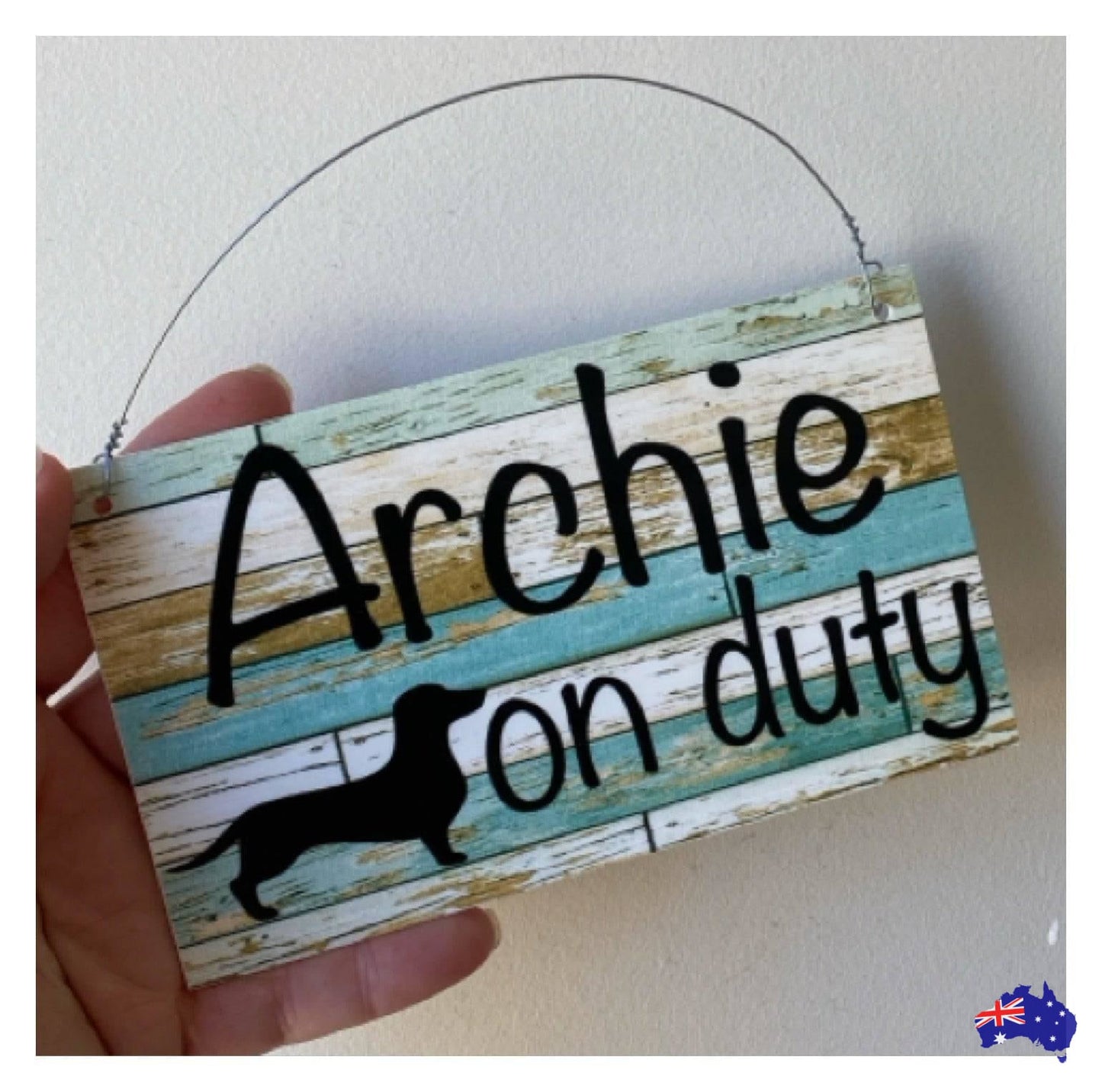 Dachshund Dog Custom Personalised Sign - The Renmy Store Homewares & Gifts 