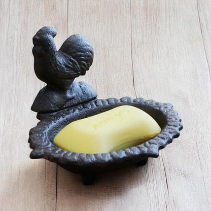 Soap Dish Cast Iron Rooster